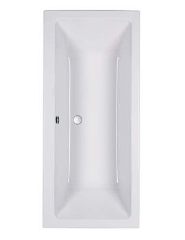 Roca The Gap Double Ended Acrylic Bath 1700 x 700mm | 024720000