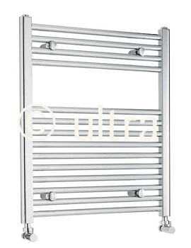 Ultra Straight Ladder Heated Towel Rail Chrome 600mm x 700mm | HK383