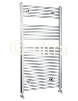 Ultra Straight Ladder Heated Towel Rail Chrome 600mm x 1100mm | HK384