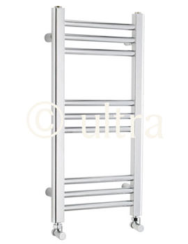 Ultra Cloakroom Ladder Heated Towel Rail Chrome 340mm x 700mm | HK367