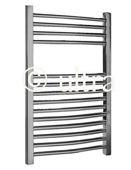 Ultra Curved Ladder Heated Towel Rail Chrome 500mm x 700mm | HK385