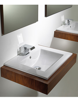 Image of Phoenix Inset Basin 400mm x 410mm | VB045