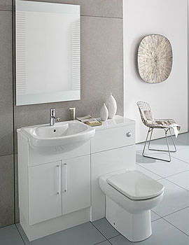 Image of Roca Smooth Compact Back To Wall WC Unit 480mm Wide | 856BT0000
