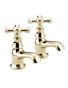 Bristan Colonial Bath Taps Gold | K 3-4 G
