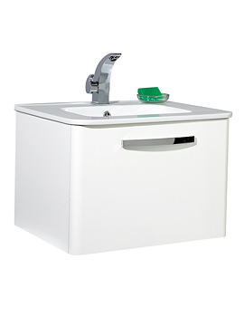 Phoenix Dee 600mm Wall Mounted Unit And Basin | FD001