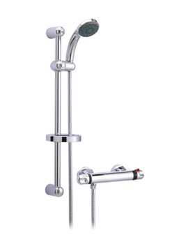 Ultra Dune Thermostatic Bar Shower Valve With Slide Rail Kit | A3910