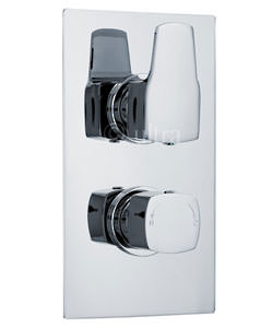 Ultra Series 130 Concealed Thermostatic Twin Shower Valve | R130V51