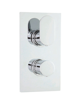 Ultra Ratio Twin Thermostatic Shower Valve With Diverter | RATV52