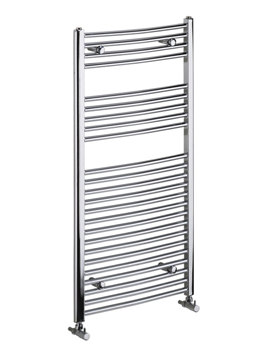 Bristan Gina Curved Ladder Rail Chrome 600 X 1450mm | LR G1456C C