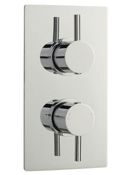 Ultra Quest Thermostatic Twin Shower Valve With Diverter | QUEV52