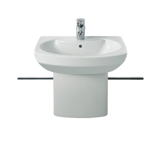 Roca Senso Compact Cloakroom Basin With SemiPedestal