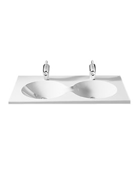 Roca Veranda-N White Double Basin 1000 x 520mm | 327444000