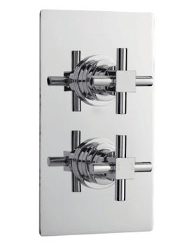 Ultra Titan Thermostatic Twin Shower Valve With Diverter | TITV52