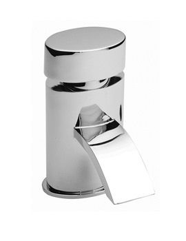 Ultra Cera Mono Basin Mixer Tap With Push Button Waste | MH385