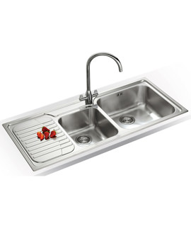 Franke Galassia Pro Pack GAX 621 Stainless Steel Kitchen Sink And Tap