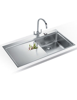 Image of Franke Mythos Pro Pack MMX 211 Stainless Steel Kitchen Sink And Tap