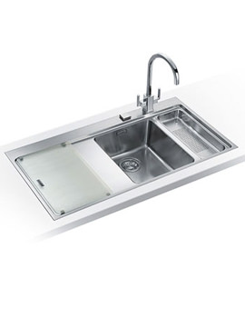 Image of Franke Mythos Pro Pack MMX 261 Stainless Steel Kitchen Sink And Tap