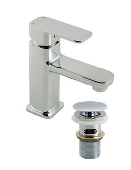 Vado Phase Mono Basin Mixer Tap With Clic-Clac Waste | PHA-100-CC