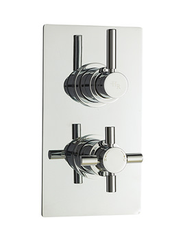 Hudson Reed Tec Pura Twin Concealed Thermostatic Shower Valve | A3003V