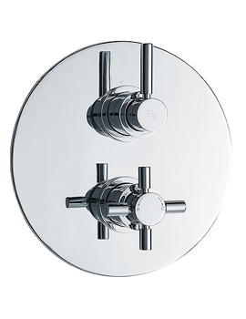 Tec Twin Concealed Thermostatic Shower Valve With Diverter | A3006