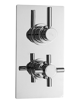 Hudson Reed Tec Pura Twin Concealed Thermostatic Shower Valve | A3007