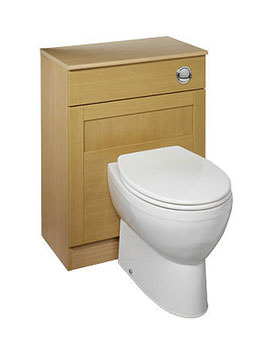 Roper Rhodes New England Oak Back To Wall WC Unit 620mm | N79BTWNO