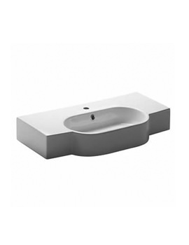 Roper Rhodes Karma Oval Curved Front Ceramic Basin 900mm | OV945W