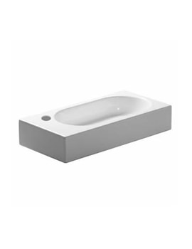 Roper Rhodes Contact Oval Flat Front Ceramic Basin 700mm | OV730W