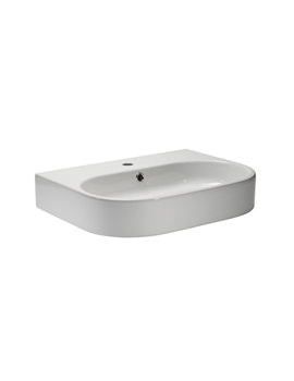 Roper Rhodes Karma Ceramic Oval Curved Front Basin 600mm Wide | OV645W