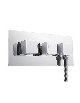 Hudson Reed Kubix Twin Concealed Thermostatic Shower Valve | A3067