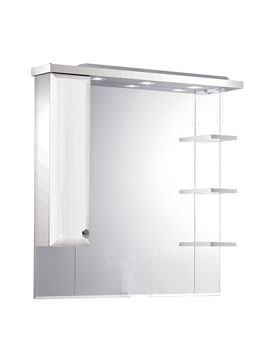 Roper Rhodes Mirage 1000mm Mirror Cupboard Canopy And Shelves | MRM10W