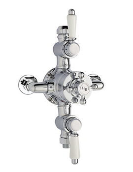 Traditional Triple Exposed Thermostatic Shower Valve | A3089E