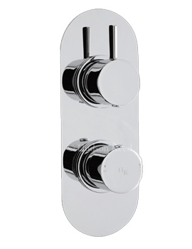 Hudson Reed Clio Twin Concealed Thermostatic Shower Valve | A3415