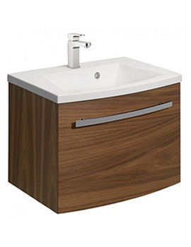Bauhaus Stream 59 American Walnut Basin Unit 590mm | ST5900AW
