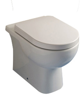RAK Tonique Back To Wall WC Pan With Soft Close Toilet Seat 550mm