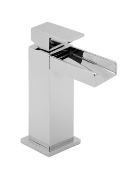 Image of Deva Sparkle Mono Basin Mixer Tap With Press Top Waste | SPA113