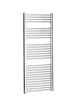 Image of Bauhaus Stream Curved Towel Rail Chrome Finish 600 x 1430mm | ST60X143C