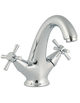 Balterley Realm Basin Mixer Tap With Pop Up Waste Chrome
