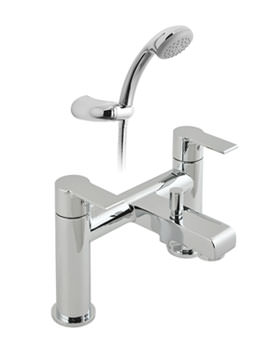 Vado Ion 2 Hole Bath Shower Mixer Tap With Shower Kit | ION-130+K