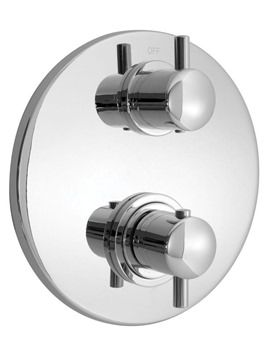 Vado Celsius Concealed 2 Outlet 2 Handle Thermostatic Shower Valve