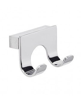Roper Rhodes Halo Chrome Finish Double Robe Hook | RB20.02