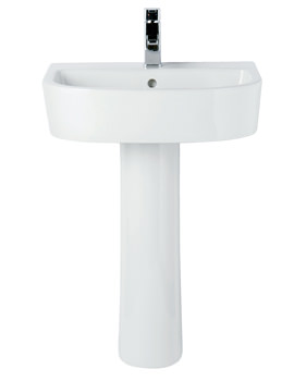 Balterley Smart Washbasin With Full Pedestal 500mm