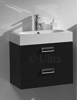 Ultra Asset Wall Hung Cabinet With Basin 600mm Oak | RF002