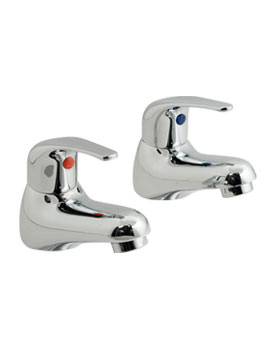 Vado Matrix Deck Mounted Bath Pillar Taps | MAT-136