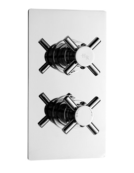 Hudson Reed Kristal Twin Concealed Thermostatic Shower Valve | KRI3207
