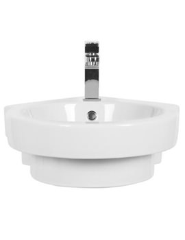 Balterley Affinity Corner Basin 500 x 360mm White