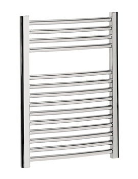 Image of Bauhaus Stream Curved Towel Rail Chrome Finish 500 x 690mm | ST50X69C