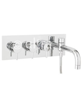 Ultra Quest Thermostatic Shower Mixer with Spout and Diverter | QUE003