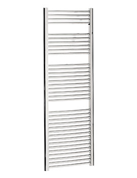Bauhaus Stream Curved Towel Rail Chrome Finish 600 x 1700mm | ST60X170C
