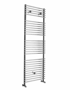 Essential Gemini Straight Chrome Towel Warmer 500 x 730mm | 148263